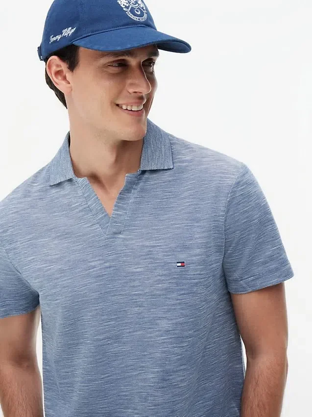 Regular Fit Textured Oxford Slub Polo Regular Fit Textured Oxford Slub Polo
