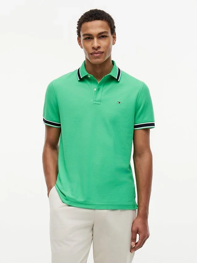 Regular Fit Tipped Wicking Polo Regular Fit Tipped Wicking Polo