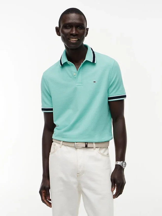 Regular Fit Tipped Wicking Polo Regular Fit Tipped Wicking Polo
