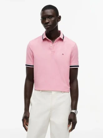 Regular Fit Tipped Wicking Polo