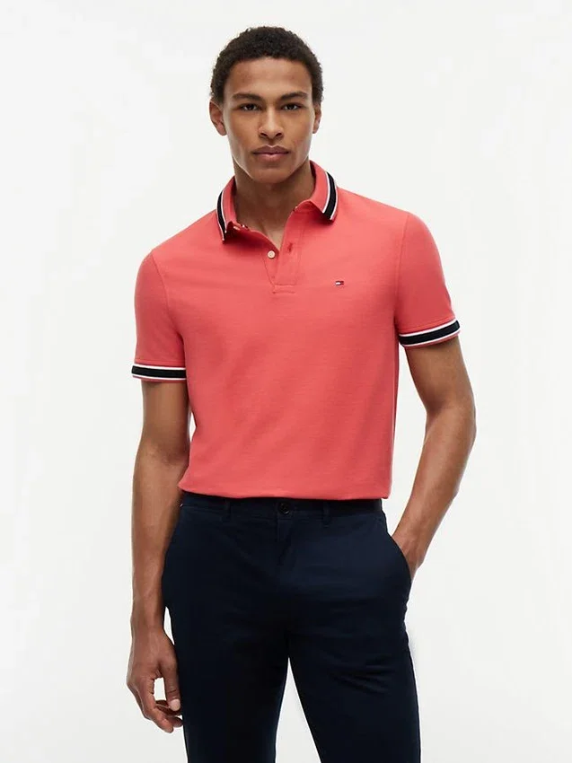 Regular Fit Tipped Wicking Polo Regular Fit Tipped Wicking Polo