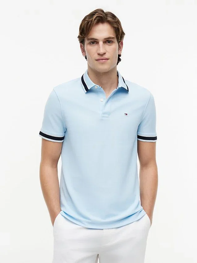 Regular Fit Tipped Wicking Polo Regular Fit Tipped Wicking Polo