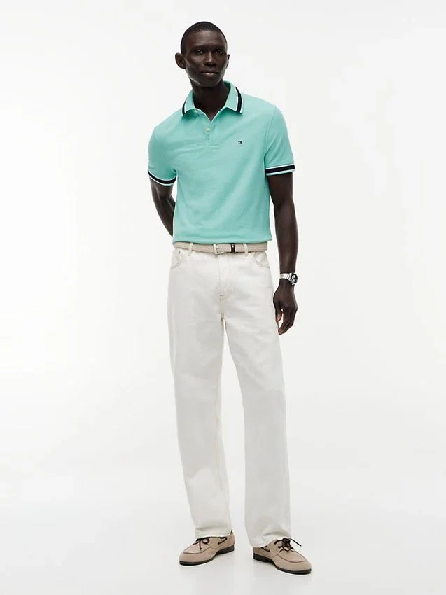 Regular Fit Tipped Wicking Polo Regular Fit Tipped Wicking Polo