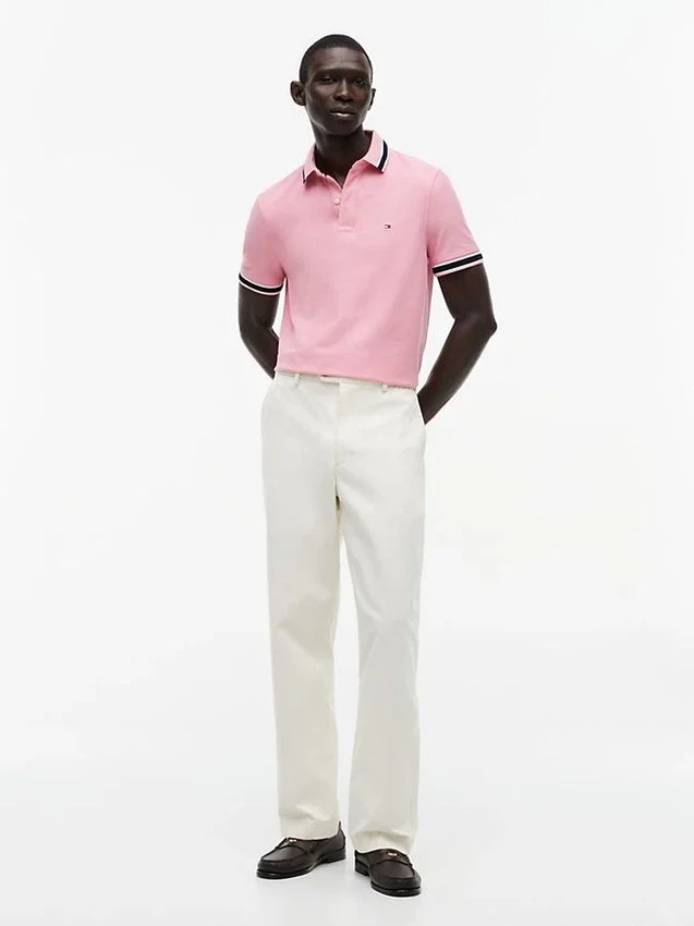 Regular Fit Tipped Wicking Polo Regular Fit Tipped Wicking Polo