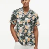 Regular Fit Tropical Floral Camp Shirt Regular Fit Tropical Floral Camp Shirt