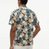 Regular Fit Tropical Floral Camp Shirt Regular Fit Tropical Floral Camp Shirt