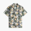 Regular Fit Tropical Floral Camp Shirt Regular Fit Tropical Floral Camp Shirt