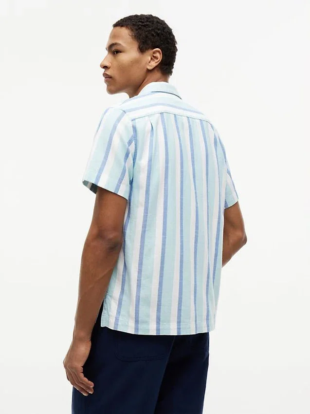 Regular Fit Twill Camp Shirt Regular Fit Twill Camp Shirt