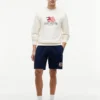 Regular Fit Wavy Flag Logo Sweatshort Regular Fit Wavy Flag Logo Sweatshort