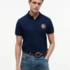 Regular Fit Wavy Flag Smooth Cotton Polo Regular Fit Wavy Flag Smooth Cotton Polo
