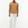 Regular Fit Wavy Flag Smooth Cotton Polo Regular Fit Wavy Flag Smooth Cotton Polo