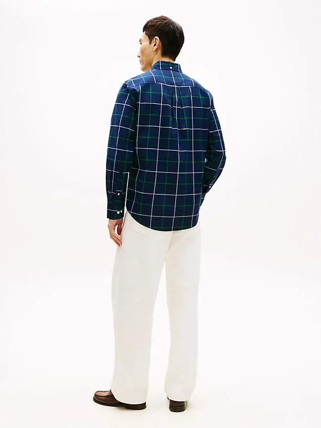 Regular Fit Windowpane All-Day Shirt Regular Fit Windowpane All-Day Shirt