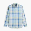 Regular Madras Check Linen-Blend Shirt Regular Madras Check Linen-Blend Shirt