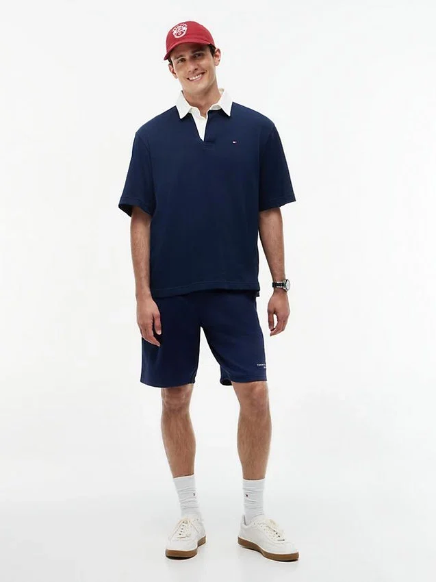 Relaxed Fit Back Flag Logo Polo Relaxed Fit Back Flag Logo Polo