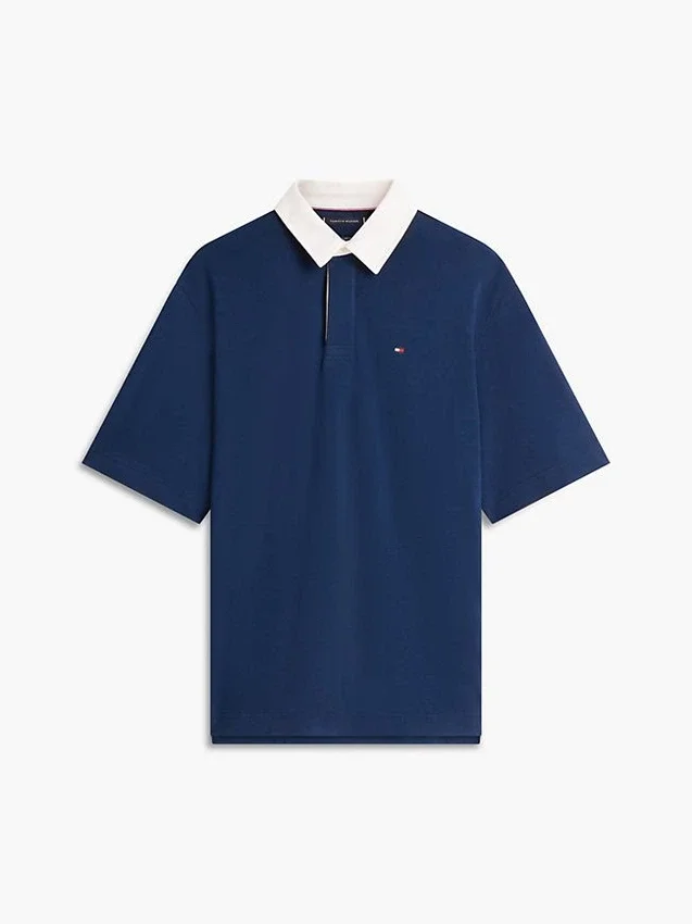 Relaxed Fit Back Flag Logo Polo Relaxed Fit Back Flag Logo Polo