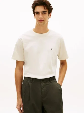 Relaxed Fit Back Flag Logo T-Shirt