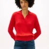 Relaxed Fit Cable Knit Sweater Polo Relaxed Fit Cable Knit Sweater Polo