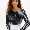 Relaxed Fit Cotton Interlock Henley Relaxed Fit Cotton Interlock Henley