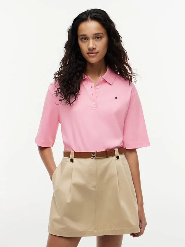 Relaxed Fit Cotton Interlock Polo Relaxed Fit Cotton Interlock Polo