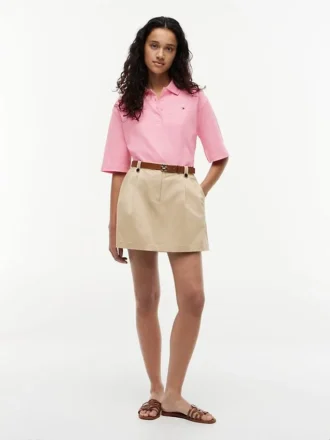 Relaxed Fit Cotton Interlock Polo