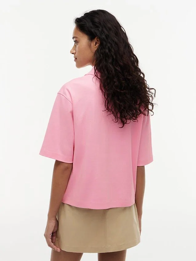 Relaxed Fit Cotton Interlock Polo Relaxed Fit Cotton Interlock Polo