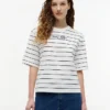 Relaxed Fit Embroidered Script T-Shirt Relaxed Fit Embroidered Script T-Shirt