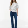 Relaxed Fit Embroidered Script T-Shirt Relaxed Fit Embroidered Script T-Shirt