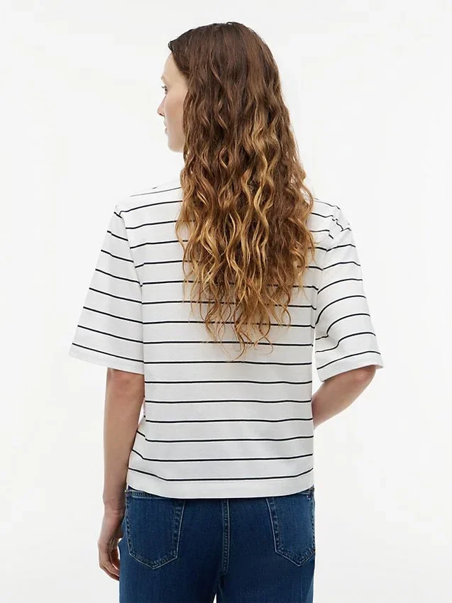 Relaxed Fit Embroidered Script T-Shirt Relaxed Fit Embroidered Script T-Shirt