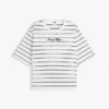 Relaxed Fit Embroidered Script T-Shirt Relaxed Fit Embroidered Script T-Shirt