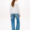 Relaxed Fit Gold-Button Poplin Shirt Relaxed Fit Gold-Button Poplin Shirt