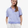 Relaxed Fit Heathered Stripe Polo Relaxed Fit Heathered Stripe Polo