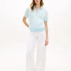 Relaxed Fit Heathered Stripe Polo Relaxed Fit Heathered Stripe Polo