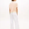 Relaxed Fit Heathered Stripe Polo Relaxed Fit Heathered Stripe Polo
