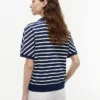 Relaxed Fit Heathered Stripe Polo Relaxed Fit Heathered Stripe Polo