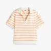 Relaxed Fit Heathered Stripe Polo Relaxed Fit Heathered Stripe Polo