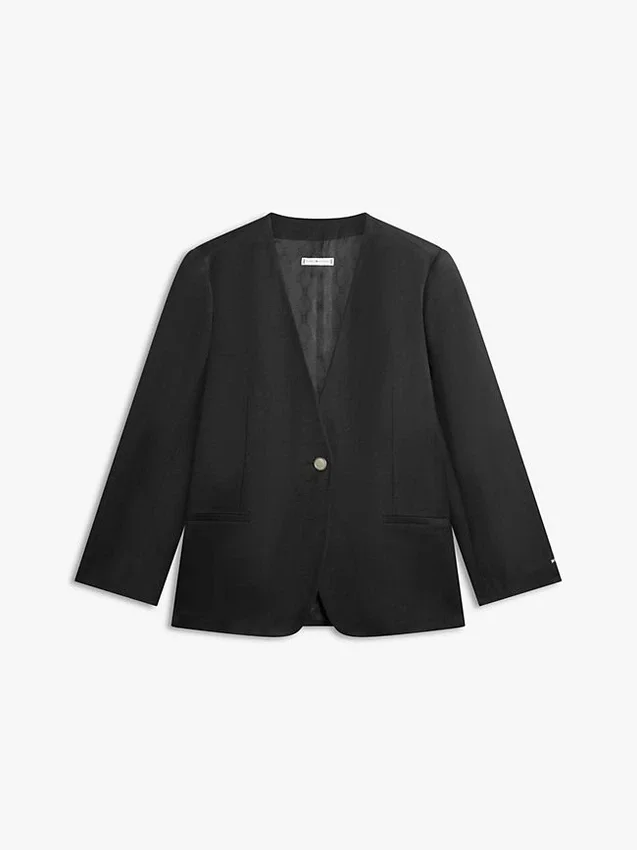 Relaxed Fit Linen-Blend Blazer Relaxed Fit Linen-Blend Blazer