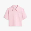 Relaxed Fit Script Monogram Pique Polo Relaxed Fit Script Monogram Pique Polo
