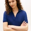 Relaxed Fit Stretch Pique Polo Relaxed Fit Stretch Pique Polo