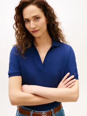 Relaxed Fit Stretch Pique Polo