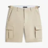Relaxed Fit Stretch Twill Cargo Short