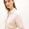 Relaxed Fit Stripe Linen-Blend Shirt Relaxed Fit Stripe Linen-Blend Shirt