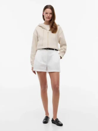 Relaxed Fit Zip Hoodie