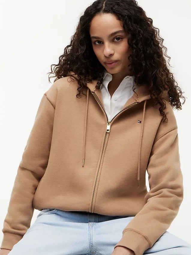 Relaxed Fit Zip Hoodie Relaxed Fit Zip Hoodie