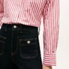 Relaxed Stripe Poplin Shirt Relaxed Stripe Poplin Shirt
