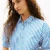 Relaxed Stripe Poplin Shirt Relaxed Stripe Poplin Shirt