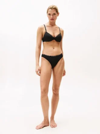 Repeat Logo Wireless Push-Up Bra
