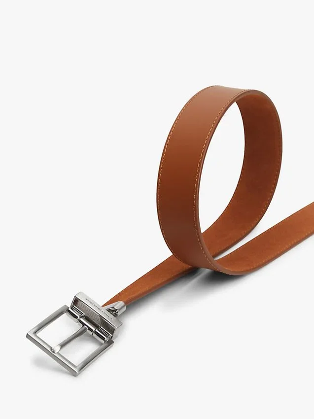 Reversible Square Buckle Leather Belt Reversible Square Buckle Leather Belt