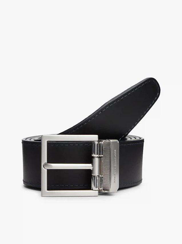 Reversible Square Buckle Leather Belt Reversible Square Buckle Leather Belt