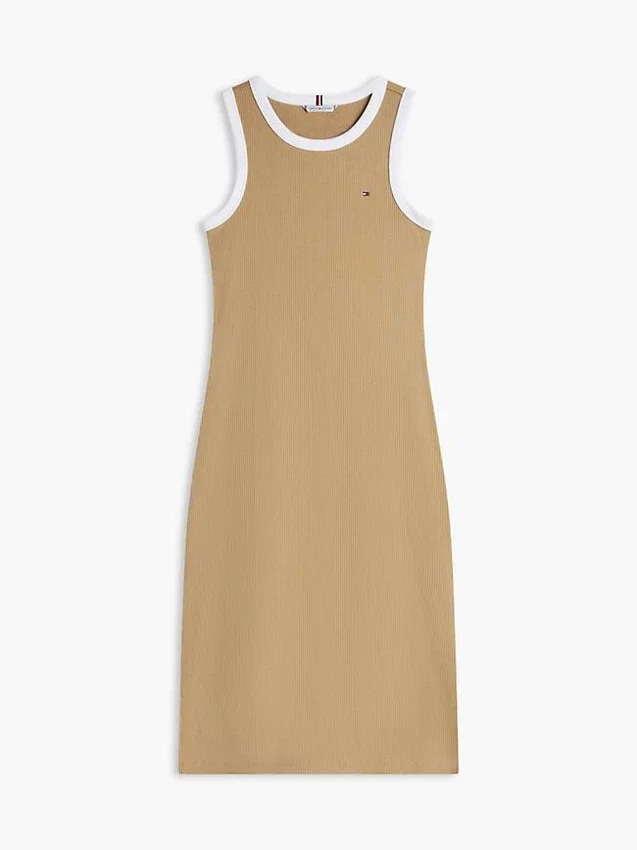 Rib-Knit Ringer Tank Dress Rib-Knit Ringer Tank Dress