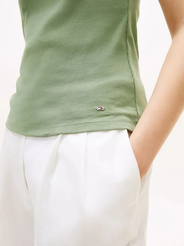 Ribbed V-Neck Tank Top Ribbed V-Neck Tank Top